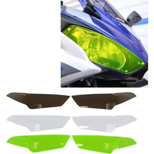 Motorcycle Headlight Protection Covers for Yamaha Yzf-R25 Yzfr25 Yzfr3 2012-2017