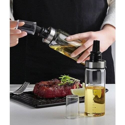 Good Quality Silicone Kitchen Tool Silicone Honey Oil Brush Bottle Cooking Baking Basting BBQ Honey Oil Brush Bottle Cooking