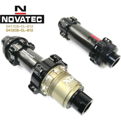 Novatec D411CB-CL-B12 D412CB-CL-B12 BOOST center lock hub 15X110 12X148 MTB disc brake 24 holes SHIM 10S 11S XD XXI carbon wheel