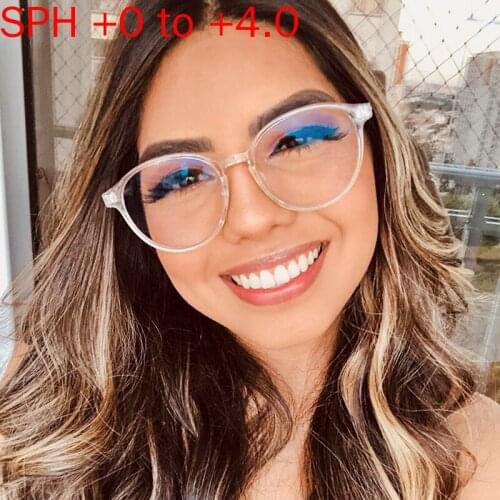 Round Reading Glasses Women Luxury Crystal Frame Blue Light Blocking PresbyopicEyewear For Ladies Reading Glasses 0.75 1.25 NX