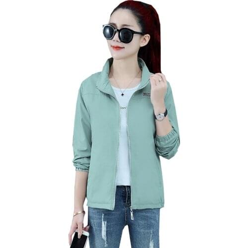 Spring Autumn Jackets Short Outerwear Female Fashion Loose Korean Casual Baseball Wear Women Plus Size Bomber Jacket Lady Tops