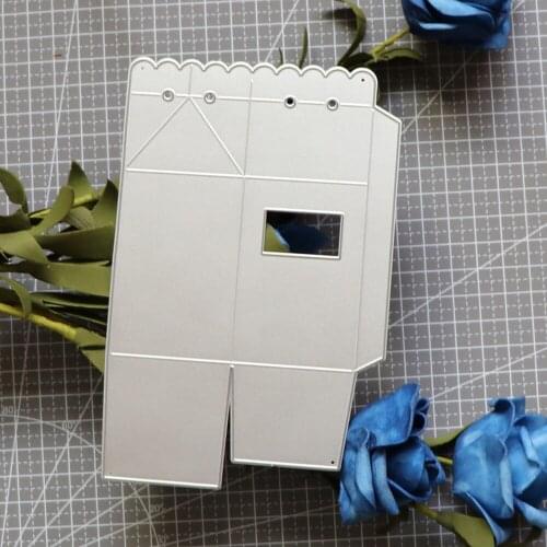 House Candy Box Metal Cutting Dies For Scrapbooking Stencils DIY Paper Album Cards Making Embossing Folder Die Cuts