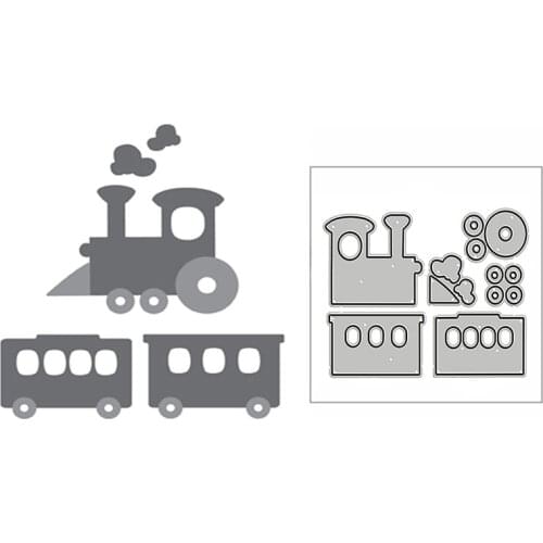 New Vintage Train Vehicle Toy 2020 Metal Cutting Dies for DIY Scrapbooking and Card Making Decorative Embossing Craft No Stamps