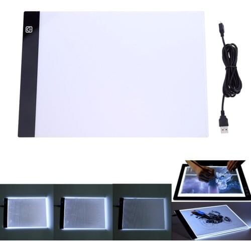 A4 LED Light Pad Board 5d Diamond Painting Tracing Copy Board With 3 Level Brightness USB Powered Drawing Tablet 7PCS/Set