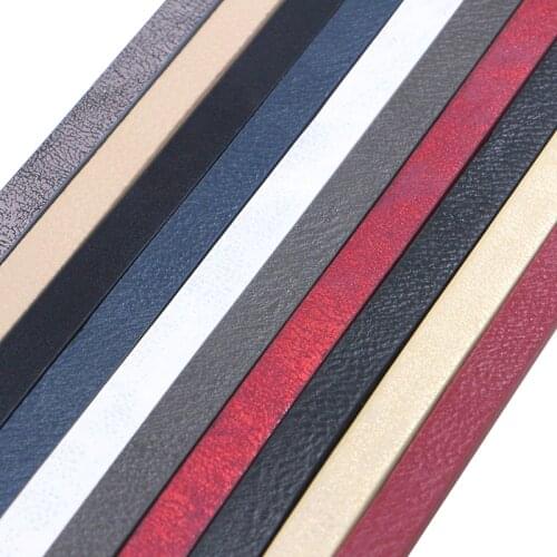 10mm Flat PU Leather Cord & Rope Crack Pattern Diy Jewelry Findings Accessories Fashion Jewelry Making Materials For Bracelets