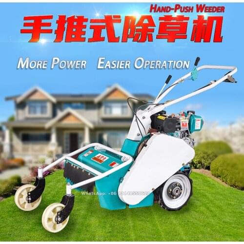 Top Configuration Diesel or Gasoline Powered Mowing Machine Self-Propelled Weeding Machine Four-Wheels Steerable Moving Mower