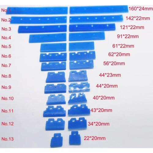 10pcs Wiper Blade for Epson XP600 TX800 DX4 DX5 DX6 DX7 DX10 Mimaki JV33 CJV30 TS3 TS5 JV5 Chinese Printer Printhead Blue Rubber