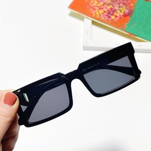 Brand Design Women Sunglasses Square Fashion Men Sun Glasses Classic Vintage Plastic Frame Mirror Female New Oculos De Sol Uv400