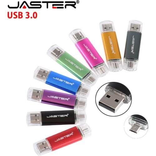 JASTER High Speed USB Flash Drive OTG Pen Drive Usb Stick 3.0 Pendrive 16gb 32gb 64gb 128gb SmartPhone Memory Stick