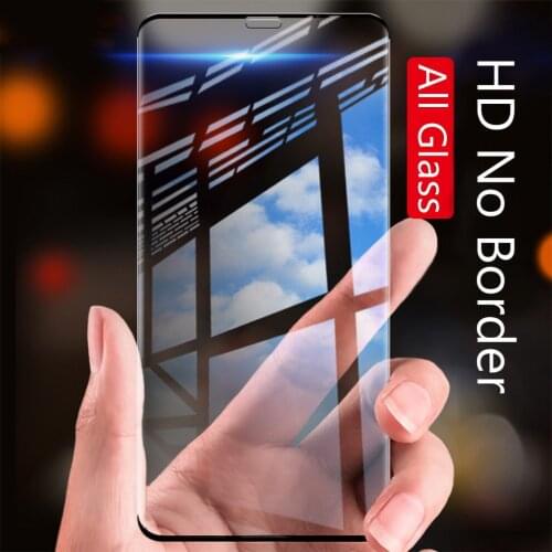 Edgeless Curved Edge Screen Protector Tempered Glass For iPhone XS Protective Glass Full cover For iPhone XS Max XR Film
