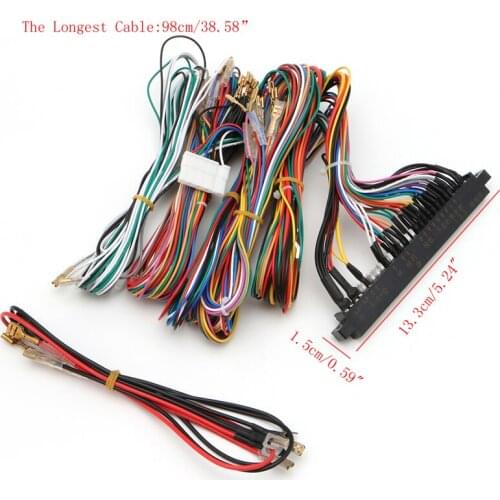 Everlasting Arcade Jamma Board Machine Wiring Harness 60 in 1 Harness Arcade Parts DIY Kit