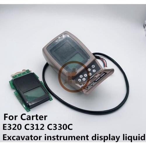 For Carter E320C 312C 330C Excavator Meter Display LCD Module LCD Panel LCD Screen High Quality Accessories Free Shipping