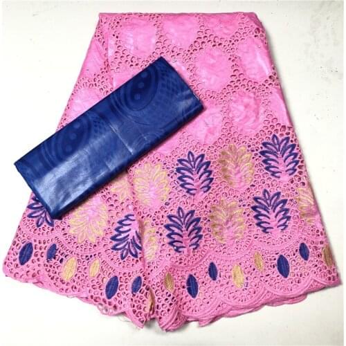 100% Cotton Embroidery Bazin Riche Brocade Lace Fabric with Good Smelling African Bazin Brode Lace Fabric for Women Dress