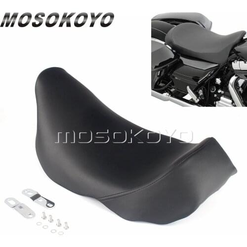 1x Solo Seat Motorcycle Seat Cushion for Harley Touring Dressers Baggers FLHT FLHX FLTR FLHR Road King Electra Road Street Glide