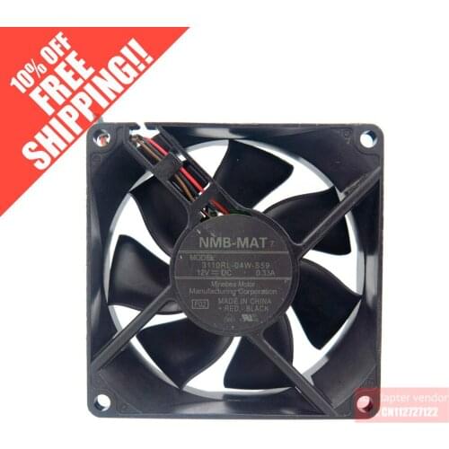 NMB 8025 3110RL-04W-S59 12V 0.33A 3 line projector fan