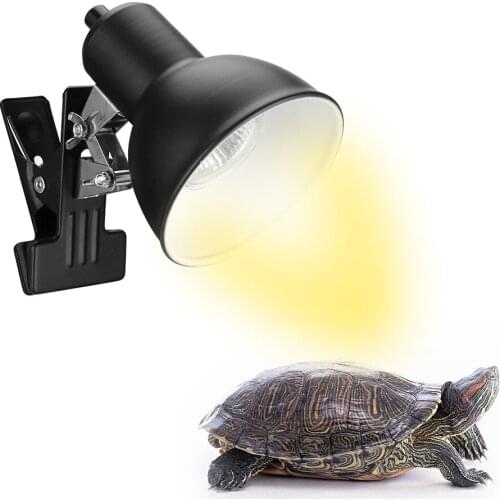 90-240V Reptile lamp Clip-on Bulb Lamp Holder Turtle Lizard Crawl Pet Basking Heating Lamp