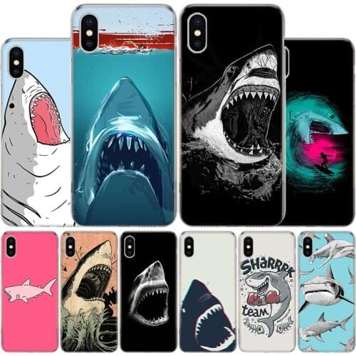 Ocean Whale Sharks Fish Cover Phone Case For Apple iphone 11 12 Pro XR X XS Max 7 8 6 6S Plus + 7G 6G 5 SE 2020 Coque Popular