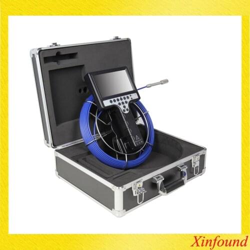 Pipe Inspection Camera with 512Hz Transmitter,WOPSON Sewer Drain Industrial Endoscope IP68 8500MHA Battery 10/20/30/50M