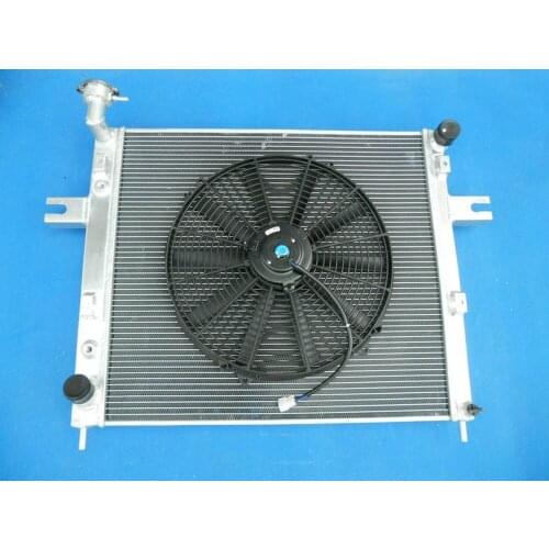 HOT SELLING Aluminum Radiator + Fan For JEEP GRAND CHEROKEE 4.0L L6 AT 1999-2004 2000 2001 2002 2003