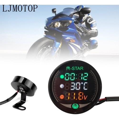 Night Vision Motorcycle Meter Time Temperature Voltage Table For YAMAHA XJR1300 FJR 1300 SUPERTENERE/XT1200ZE XJR 1300/RACER