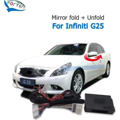 Forten Kingdom Car Auto Side Rear Mirror Folder Folding Spread Kit Module For Infiniti G25
