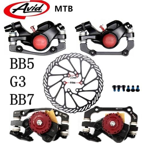 AVID - BB5 / BB7 Mountain Bike Disc Brake, Mechanical Brake Line, G3 Brake Disc with FR5 Brake Lever