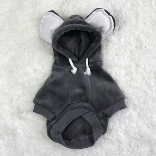 Pet Products Dog Supplies Dog Hoodies Autumn Winter Thick Warm Fleece Clothing For Small And Big Dogs And Cats