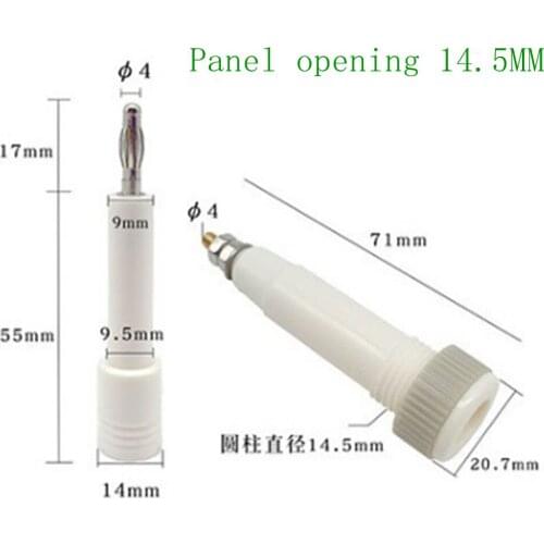 Withstand voltage 10KV igh pressure Plug Socket Panel hole installation Plug-in Current 10A For high voltage testing