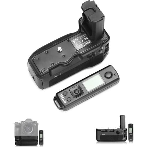 Meike MK-A9 PRO Battery Grip for Sony A9 a7R III Battery Grip Holder Built-in 2.4GHz Remote for Sony A9 A7 III A7M3 Camera