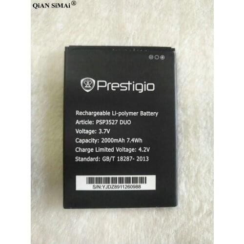 New High Quality PSP3527 2000mAh battery For Prestigio Wize NK3 PSP3527 DUO phone