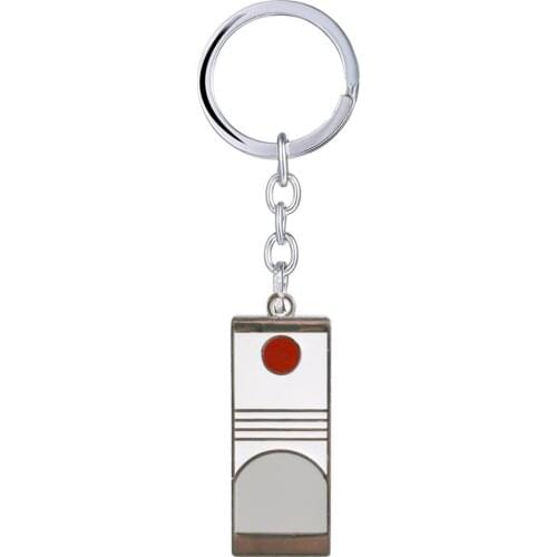 Anime Keychain Demon Slayer Kimetsu No Yaiba Key Chain Keyring Blade of Ghost Choker Kamado Tanjirou Cosplay Jewelry