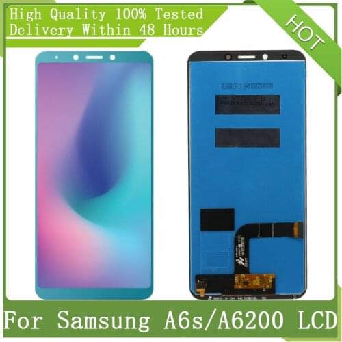 For Samsung Galaxy 6.0” New Amoled A6s G6200 G6200F LCD Display Touch Screen Digitizer Assembly Parts Replacement +Service Pack
