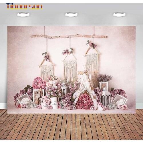 Love Hearts White Wall Valentine Baby Child Portrait Photo Backdrops Customized Photographic Backgrounds for Photo Studio