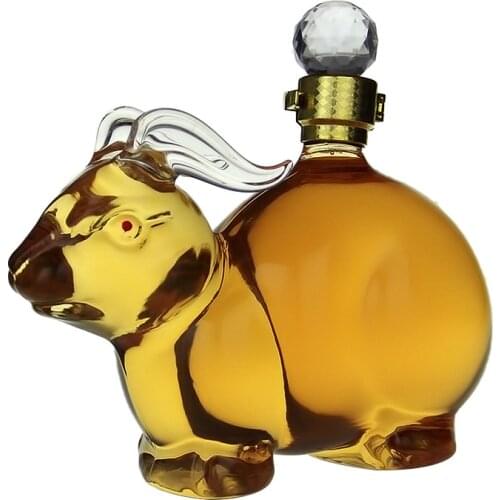 Lead-Free Rabbit Shaped Animal Shaped Home Bar Whiskey Decanter For Liquor Scotch Bourbon