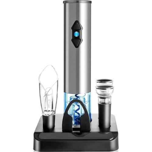 Electric Wine Bottle Opener,Automatic Wine Opener Gift Set Wine Opener Electric for Kitchen Bar Restaurant
