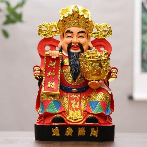 HOT SALE 2020 HOME SHOP Company open Efficacious Talisman Money Drawing Business booming luck gold God of wealth CAI SHEN statue