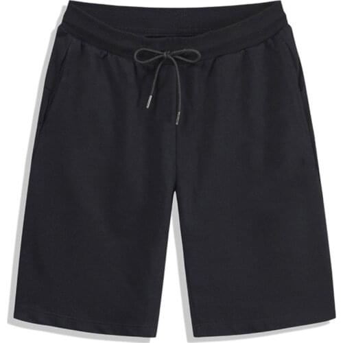 Oakazer Short Mens Jogging Casual Sweatpant Men Breathable Home Shorts Beach Solid Cotton Shorts Men Black Panties Size S-4XL