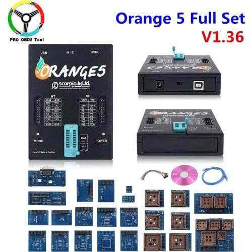 Orange 5 Full Adapter Professional Full Packet Hardware Enhanced Function Software Orange5 Plus V1.35 With Russian Orange 5