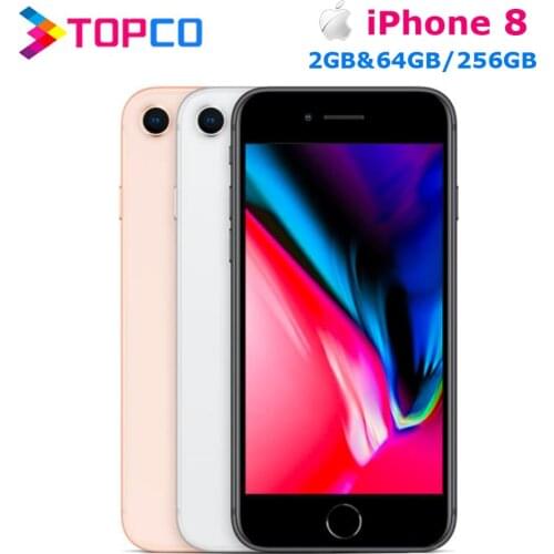 Apple iPhone 8 Factory Original apple phone 4G LTE 4.7" Hexa-core Fingerprint A11 12MP RAM 2GB ROM 64GB/256GB IOS Cellphone