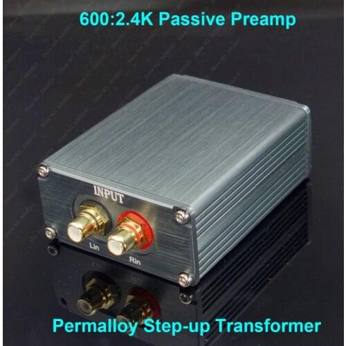PR12 600:2400 Step-Up Scale Up Passive Preamplifier Preamp,Permalloy Iron Transformer,600 Ohm In 2400 Ohm Out For Amplifier