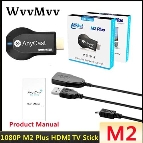 M2 Plus TV Stick Wireless WiFi Display Receiver TV Dongle 1080P Screen HDMI-compatible For DLNA Miracast For AnyCast For Airplay