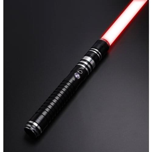 SaberFeast New Lightsaber Dueling RGB Laser Sword Metal Handle High Quality PC FOC Swing on Cosplay Brinquedos-TSK-E14