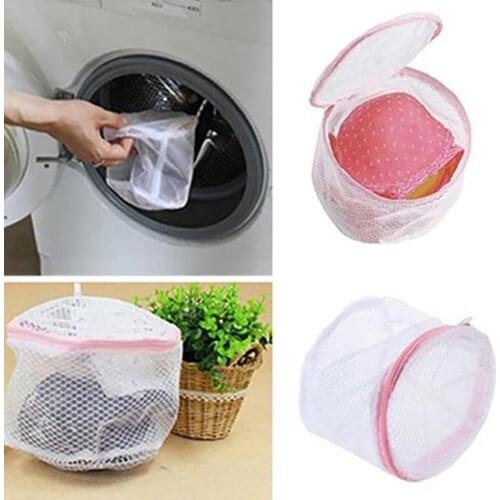 Washing Machine Clothes Underwear Zipper Closure Laundry Mesh Net Pouch Bag Clothes Washing Socks Storage Bag