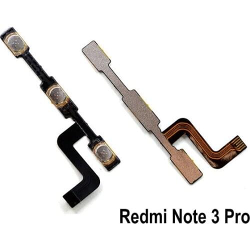 New Power on/off & volume up/down buttons flex cable Replacement for Xiaomi Redmi Note 3 3Pro phone