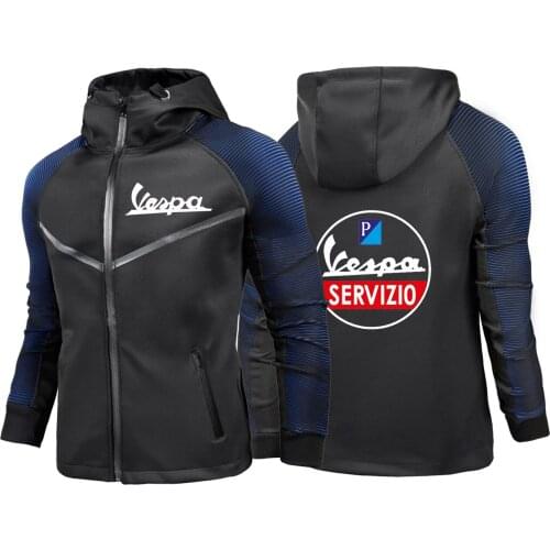 Vespa Logo 2021 Mans Autumn Men Decal Unisex Sweatshirts Cotton College Customize Racing suits Jackets Sports Hoodies