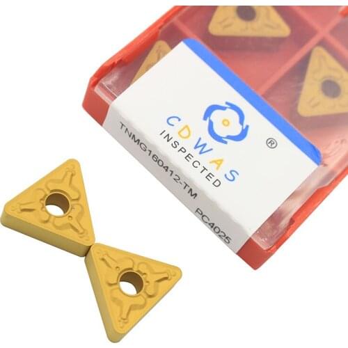 High quality TNMG160412 TM PC4025 Carbide insert milling turning tool Lathe tool Turning insert for machining steel parts