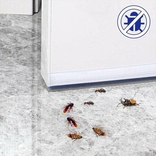 5M Door Seal Strip Weather Stripping Adhesive Silicone Windows Bottom Stopper Sealing Strip Home Durable Tool 25MM/35MM/45MM