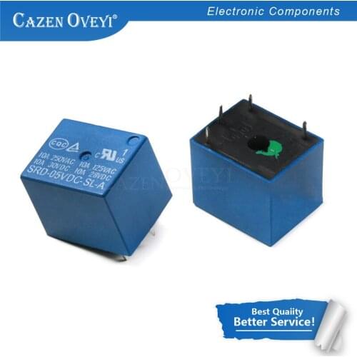5pcs/lot Relay SRD-24VDC-SL-C SRD-24VDC-SL SRD-24VDC SRD-24V relays 5PINS 24V DC High Quality