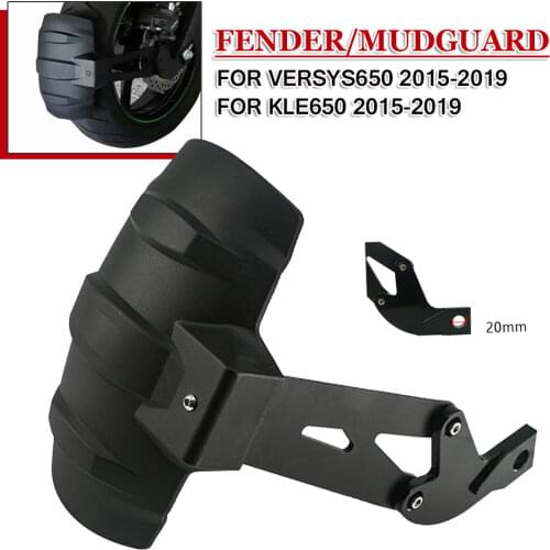 Mudguard For KAWASAKI Versys650 Versys 650 KLE650 Motorcycle Fender Mud Splash Guard Tire Hugger Cover 2015 2016 2017 2018 2019