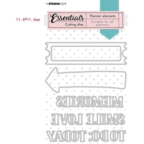 CH 2021 New Arrival arrow Metal Cutting Dies Stencils for DIY Scrapbooking/photo Album Decorative Embossing DIY Paper Card